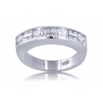 1.00 CT. TW Round Cut Diamond Wedding Band Ring